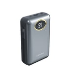 Lenyes PW222D Dijital LED Göstergeli Kablosuz Şarj Özellikli Type-C ve Lightning Kablolu Powerbank 18W 20.000mAh
