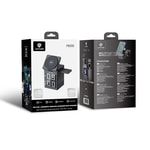 Lenyes PW320 Qi2 Şarj Teknolojili Alarmlı Bluetooth Speaker Özellikli Telefon&Akıllı Saat&Kulaklık 15W 6in1 Kablosuz Şarj Standı