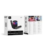Lenyes S217 RGB Işıklı Karaoke Mikrofonlu Bluetooth Speaker Hoparlör v5.3