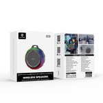 Lenyes S223 RGB Işıklı Askı Aparatlı Mini Bluetooth Speaker Hoparlör v5.3