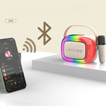 Lenyes S228 RGB Işıklı Askılı Mikrofonlu Bluetooth Speaker Hoparlör v5.3