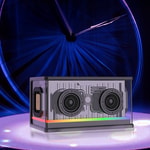 Lenyes S839 RGB Işıklı Taşınabilir TWS Bluetooth Hoparlör v5.2