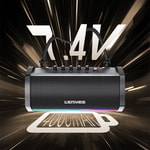 Lenyes S863 RGB Led Işıklı Mikrofonlu TWS Bluetooth Speaker Hoparlör v5.3