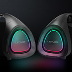 Lenyes S873 RGB Işıklı Taşınabilir Kumandalı&Mikrofonlu TWS Bluetooth Speaker Hoparlör v5.3