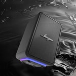 Lenyes S874 Su Geçirmez Özellikli RGB Işıklı Askılı Taşınabilir TWS Bluetooth Hoparlör v5.3