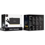 Lenyes S877 Serisi RGB Işıklı Taşınabilir Su Geçirmez Çift Mikrofonlu TWS Bluetooth Hoparlör Speaker v5.3 200W