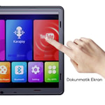 Lenyes S892 RGB Işıklı Mikrofonlu Dokunmatik Ekranlı Taşınabilir TWS Bluetooth Speaker Hoparlör v5.3 300W