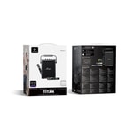 Lenyes Titan 1 Serisi RGB Işıklı Çift Mikrofonlu Bluetooth Speaker Hoparlör v5.3 5000mAh