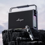 Lenyes Titan 2 Serisi RGB Işıklı Çİft Mikrofonlu Taşınabilir TWS Bluetooth Speaker Hoparlör v5.3 5000mAh