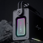 Lenyes Titan 2 Serisi RGB Işıklı Çİft Mikrofonlu Taşınabilir TWS Bluetooth Speaker Hoparlör v5.3 5000mAh