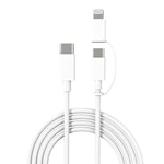 Micflip A22 2in1 PD Type-C to Type-C + Lightning MFI Sertifikalı Data ve Şarj Kablosu 240W 1M