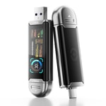 Movespeed MSSU10 LCD Ekranlı 4K ProRes Dual USB-A+Type-C Bağlantılı PSSD Flash Disk 128GB 10Gbps