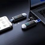 Movespeed MSSU10 LCD Ekranlı 4K ProRes Dual USB-A+Type-C Bağlantılı PSSD Flash Disk 2TB 10Gbps