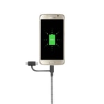 Native Union Belt Serisi 3in1 USB-A to Type-C - Lightning - Micro Şarj Kablosu 2M