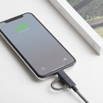 Native Union Belt Serisi 3in1 USB-A to Type-C - Lightning - Micro Şarj Kablosu 2M