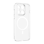 One Plus 15 5G Kamera Korumalı M-Safe Şarj Özellikli Şeffaf Zore London Sert PC Kapak
