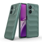 Oppo A3 Kılıf Esnek TPU Oyuklu Arka Yüzey Tasarımlı Zore Etnik Silikon Kapak