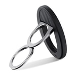 Pitaka 600D Aramid Fiber Classic Serisi Black-Grey Twill MagEZ Grip 3 Magnetik Ring Stand Telefon Tutucu