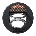 Pitaka Aramid Fiber Sunset Moonrise Serisi Sunset MagEZ Grip 3 Magnetik Ring Stand Telefon Tutucu