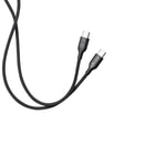 Pitaka Flex Braided Örgülü Tasarımlı Type-C to Type-C PD Data ve Şarj Kablosu 60W 1.2M
