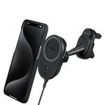Pitaka MagEZ Pro 2 M-safe Şarj Özellikli Qi2 Tesla Model Y ve Model 3 Uyumlu Aramid Fiber Araç Telefon Tutucu