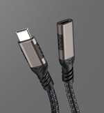 Qgeem Extension USB3.2 Type-C PD Uzatma Kablosu 100W 20Gbps 4K@60Hz 3 Metre