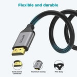 Qgeem QG-AV17 Görüntü ve Ses Aktarıcı HDMI Kablo 2.1 Versiyon 8K HD Kalite 48Gbps 3.05 metre