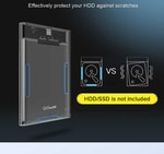 Qgeem QG-ST05 2.5 inç Sata Harddisk Veri Aktarım Kutusu