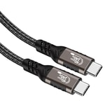 Qgeem QG01 Type-C to Type-C USB4 PD Data Kablosu 240W 40Gbps 8K@60Hz 0.2 Metre