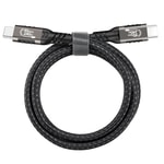 Qgeem QG01 Type-C to Type-C USB4 PD Data Kablosu 240W 40Gbps 8K@60Hz 0.2 Metre