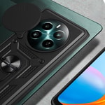 Realme 12 Kılıf Magnetik Standlı Kamera Korumalı Zore Sürgülü Vega Kapak