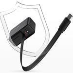 Recci RC102E GaN Teknolojili Hızlı Şarj Başlığı USB-A to Type-C PD 40W Type-C Kablolu Şarj Seti