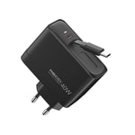 Recci RC102E GaN Teknolojili Hızlı Şarj Başlığı USB-A to Type-C PD 40W Type-C Kablolu Şarj Seti