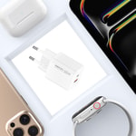 Recci RC83E Type-C PD & USB-A GaN Teknolojili QC3.0 Hızlı Şarj Başlığı 35W