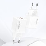 Recci RC83E Type-C PD & USB-A GaN Teknolojili QC3.0 Hızlı Şarj Başlığı 35W