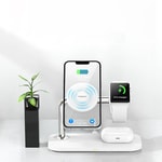 Recci RCW-20 Prestige Serisi 3in1 M-safe 15W Hızlı Şarj Özellikli Magnetik Kablosuz Şarj Standı