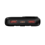 Recci RPB-P67 PD 20W Dijital LED Göstergeli Hızlı Şarj Özellikli Type-C ve Lightning Kablolu Powerbank 22.5W 10000mAh