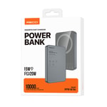 Recci RPB-W36 Ultra İnce PD 20W Hızlı Şarj Özellikli Wireless Powerbank 15W 10000mAh