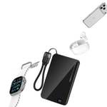 Recci RPB-W41 PD 20W Ultra İnce Hızlı Şarj Özellikli Type-C Kablolu Powerbank 15W 5000mAh
