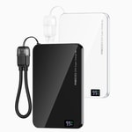 Recci RPB-W41 PD 20W Ultra İnce Hızlı Şarj Özellikli Type-C Kablolu Powerbank 15W 5000mAh