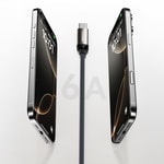 Recci RS35C USB-A to Type-C Örgü Tasarımlı Hızlı Şarj Özellikli Data ve Şarj Kablosu 1M