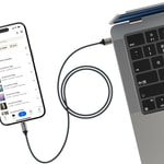 Recci RS35C USB-A to Type-C Örgü Tasarımlı Hızlı Şarj Özellikli Data ve Şarj Kablosu 1M