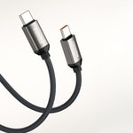 Recci RS35CC Type-C to Type-C PD 65W Örgü Tasarımlı Hızlı Şarj Özellikli Data ve Şarj Kablosu 1M