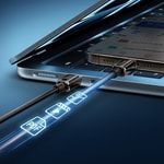 Recci RS42CC Lamp Display Serisi Type-C to Type-C PD 240W Hızlı Şarj Özellikli Data ve Şarj Kablosu 1.5M