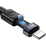 Recci RS50CL Type-C to Lightning PD Örgü Tasarımlı Hızlı Şarj Özellikli Data ve Şarj Kablosu 30W 1M