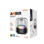 Recci RSK-W31 Amber Serisi FM/TF/AUX Hi-Fi RGB Işıklı Wireless Bluetooth 5.0 Speaker Hoparlör 5W 500mAh