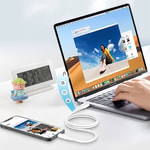 Recci RTC-P09CC Silicone Serisi 65W Hızlı Şarj Özellikli Type-C To Type-C PD Kablo 1.5M