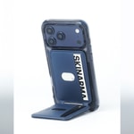 Skinarma Axis Serisi Foldable Stand Özellikli Deri Tasarımlı Kartlık