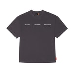 Skinarma Cypher Kısa Kollu Oversize Unisex Bisiklet Yaka Mor Tişört