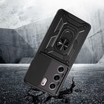 Tecno Camon 40 5G Kılıf Magnetik Standlı Kamera Korumalı Zore Sürgülü Vega Kapak